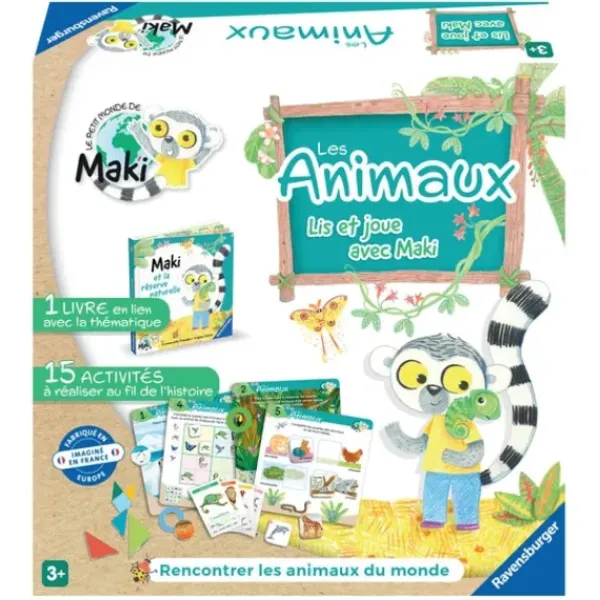 Ravensburger Découvrir Le Monde<Lis Et Joue Avec Maki - Les Animaux