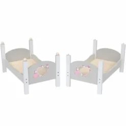 LOVE BEBE Accessoires Poupons<Lit Superpose En Bois 50 Cm