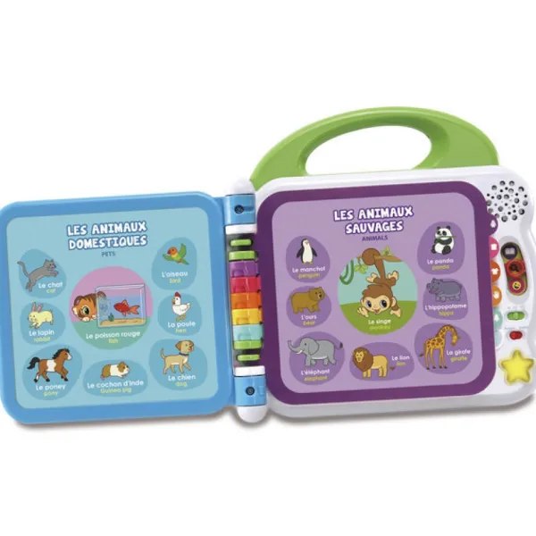VTech Activités D'éveil<Livre Interactif - Mon Premier Imagier Electronique Bilingue