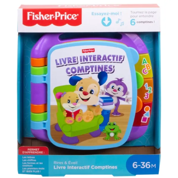 Fisher Price Activités D'éveil<Livre Interactif De Comptines