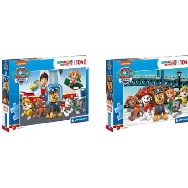 Clementoni Puzzles Enfants De 50 À 249 Pièces<Lot De 2 Puzzles 104 Pieces - Pat'Patrouille