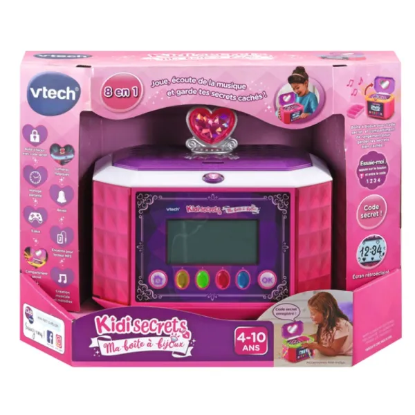 VTech Mode, Bijoux, Décoration, Cosmetiques<Ma Boite A Bijoux Kidisecrets
