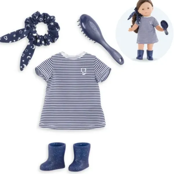 Corolle Accessoires Poupées<Ma Coffret Robe Rayee Et Accessoires