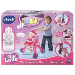 VTech Poussettes Poupons<Ma Poussette Interactive 3 En 1 - Little Love