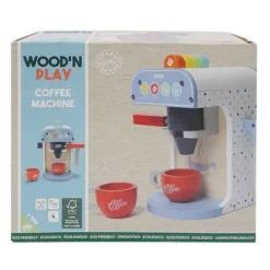 WOOD N PLAY Cuisine Et Dinette<Machine A Cafe Dinette En Bois