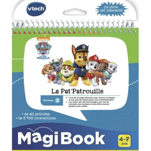 VTech Premiers Apprentissages<Magibook Pat'Patrouille