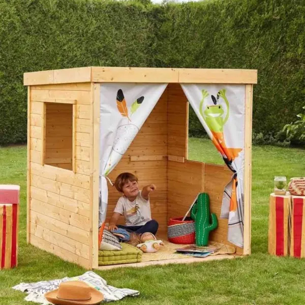 Soulet Cabanes Et Maisonnettes<Maison En Bois Et Tissu Indien