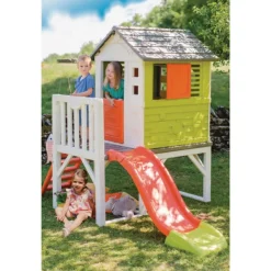 Smoby Cabanes Et Maisonnettes<Maison Pilotis Aire De Jeux Et Toboggan