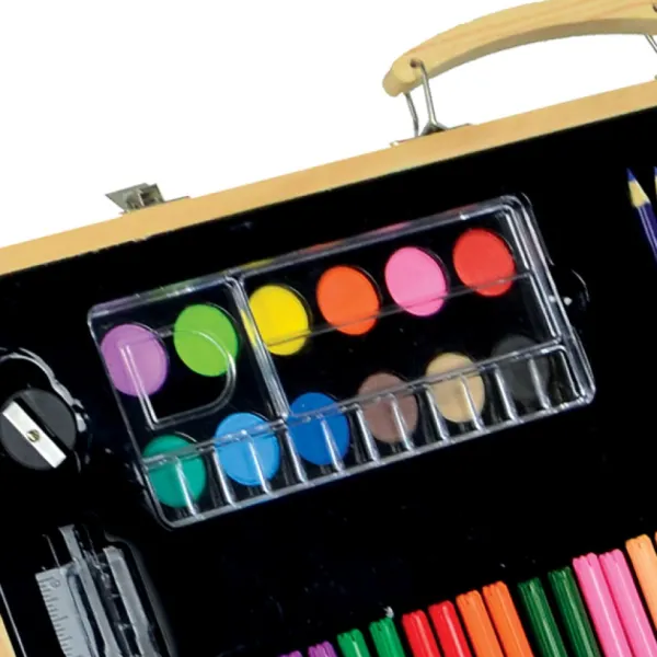 Creamania Dessin Et Peinture<Mallette A Dessin En Bois 180 Pieces