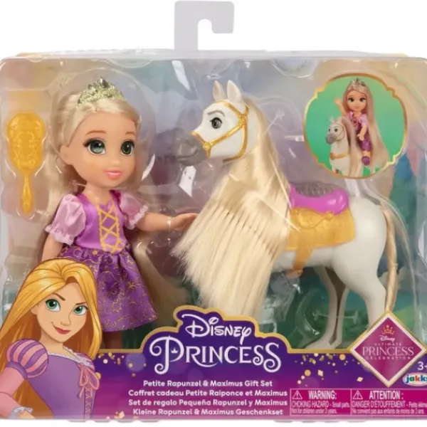 Jakks Pacific Mini Poupées<Mini Poupee 15 Cm Raiponce Et Maximus - Disney Princesses