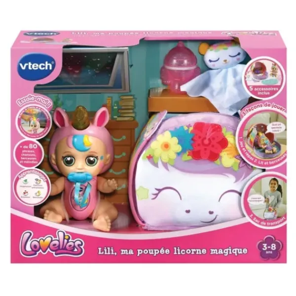 VTech Mini Poupées<Mini Poupee Lovelies - Lili, Ma Poupee Licorne Magique