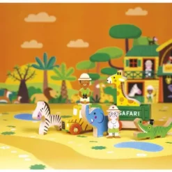Janod Mondes Imaginaires<Mini Story - Figurines Safari En Bois