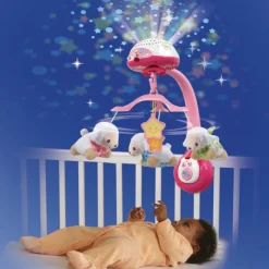 VTech Mobiles<Mobile - Lumi'Mobile Compte-Moutons Rose