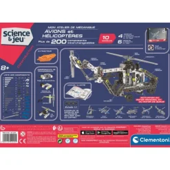 Clementoni Meccano, Engrenages<Mon Atelier De Mecanique-Avions Et Helicopteres