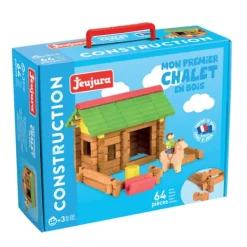 Jeujura Planchettes Et Construction En Bois<Mon Premier Chalet Bois 64 Pieces