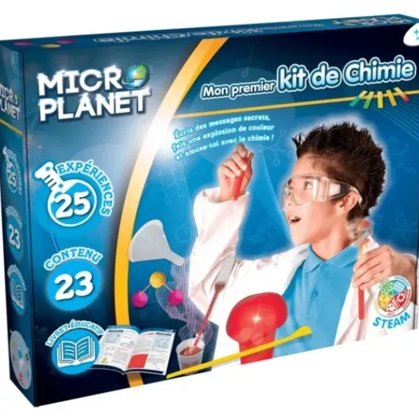 Microplanet Jeux Scientifiques<Mon Premier Kit De Chimie - 25 Experiences Scientifiques