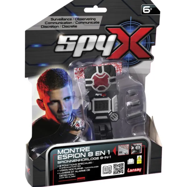 Lansay Montres Et Objets Connectés<Montre Espion Spy X 8 En 1