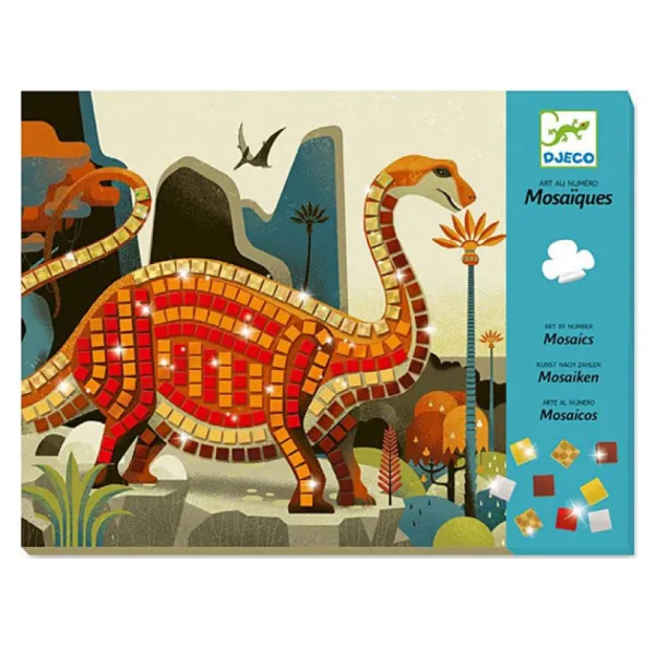Djeco Mosaïque, Sable Et Paillettes<Mosaiques Dinosaures