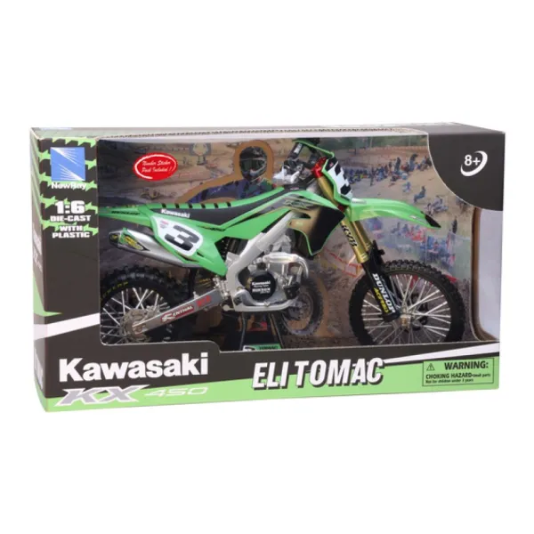 New Ray Maquettes & Modelisme<Moto Kawasaki Kxf 450 2019 Pilote E. Tomac N°3