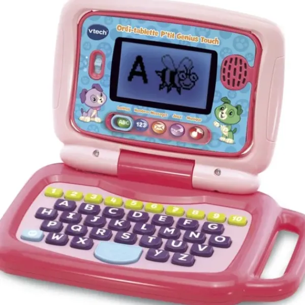 VTech Ordinateurs Et Jeux Interactifs<Ordinateur - Tablette P'Tit Genius Touch Mauve