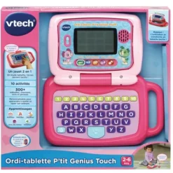 VTech Ordinateurs Et Jeux Interactifs<Ordinateur - Tablette P'Tit Genius Touch Mauve