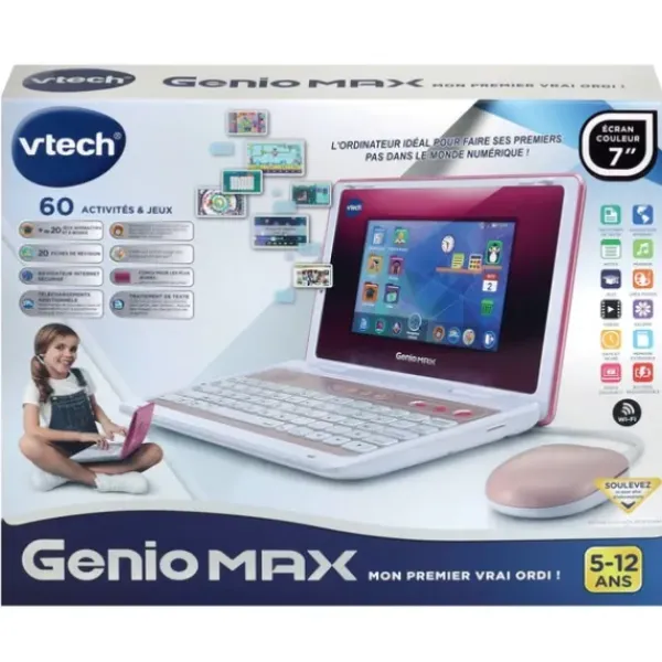 VTech Ordinateurs Et Jeux Interactifs<Ordinateur Enfant Genio Max Rose