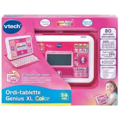 VTech Ordinateurs Et Jeux Interactifs<Ordinateur Tablette Genius Xl Color Rose