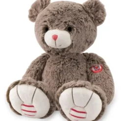 Kaloo Ours En Peluche<Ours Cacao Medium Rouge 30 Cm