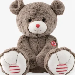 Kaloo Ours En Peluche<Ours Cacao Medium Rouge 30 Cm