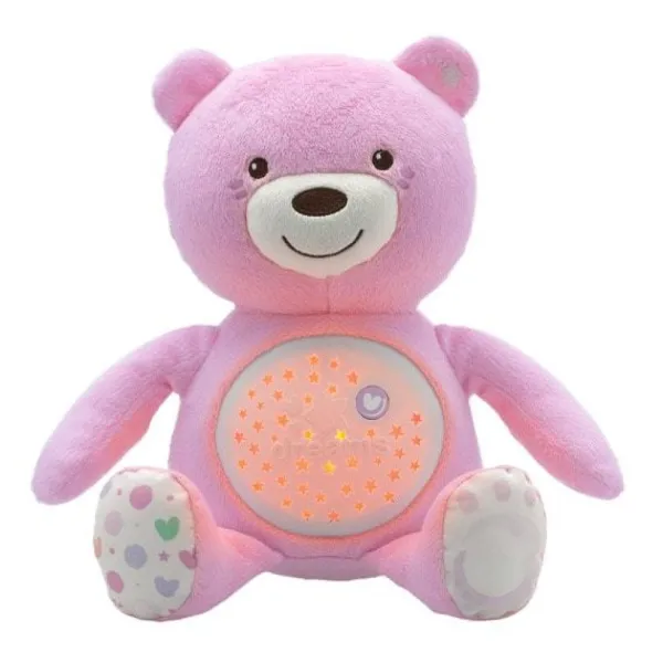 Chicco Veilleuses<Ourson Projecteur Baby Bear Rose