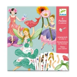 Djeco Découpage, Collage, Pliage<Pantins A Colorier Fees