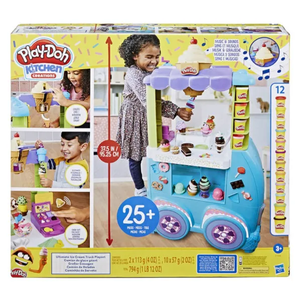 Play Doh Pate À Modeler, Modelage Et Gravure<Pate A Modeler - Camion De Glace Geant Play-Doh Kitchen