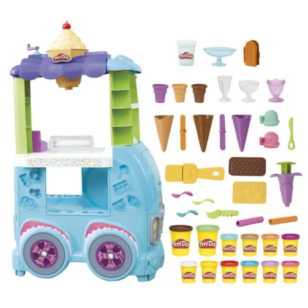 Play Doh Pate À Modeler, Modelage Et Gravure<Pate A Modeler - Camion De Glace Geant Play-Doh Kitchen