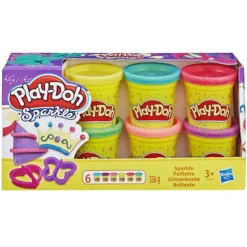 Play Doh Pate À Modeler, Modelage Et Gravure<Pate A Modeler A Paillettes - Pack De 6 Pots