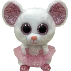 TY Mini Peluches<Peluche Beanie Boo'S - Nina La Souris 23 Cm