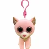 TY Peluches Porte-clés<Peluche Beanie Boo'S Porte-clés Fiona Le Chat