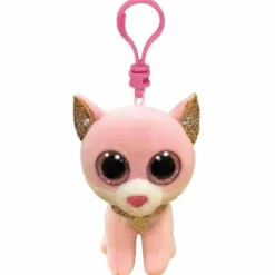 TY Peluches Porte-clés<Peluche Beanie Boo'S Porte-clés Fiona Le Chat