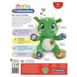 Clementoni Peluches Interactives<Peluche D'Eveil Mon Copain Le Dragon