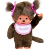 Bandai Peluches Animaux Et Autres<Peluche Monchhichi Fille Rose
