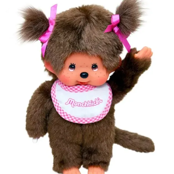Bandai Peluches Animaux Et Autres<Peluche Monchhichi Fille Rose