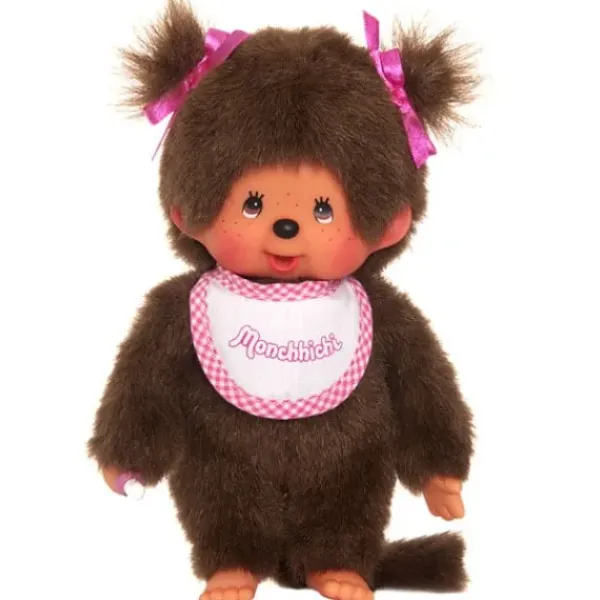 Bandai Peluches Animaux Et Autres<Peluche Monchhichi Fille Rose