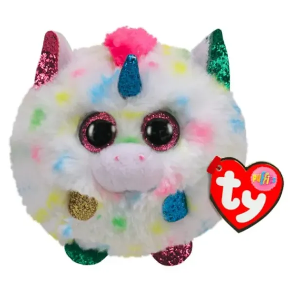 TY Mini Peluches<Peluche Puffies Harmony La Licorne 9 Cm