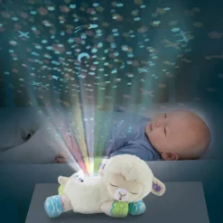 VTech Veilleuses<Peluche Veilleuse - Manon, Lumi Mouton Nuit Etoilee 3 En 1
