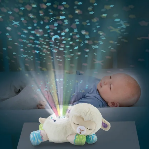 VTech Veilleuses<Peluche Veilleuse - Manon, Lumi Mouton Nuit Etoilee 3 En 1