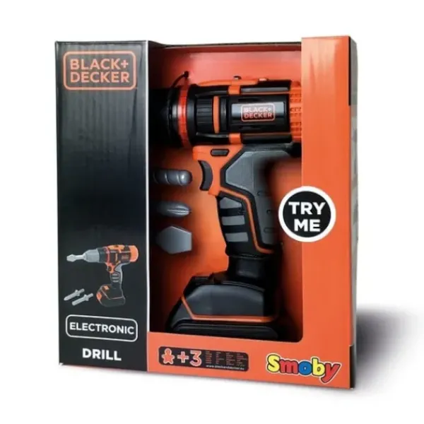 Smoby Bricolage<Perceuse Electrique - Black & Decker