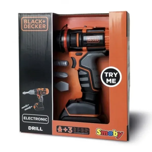 Smoby Bricolage<Perceuse Electronique - Black Et Decker