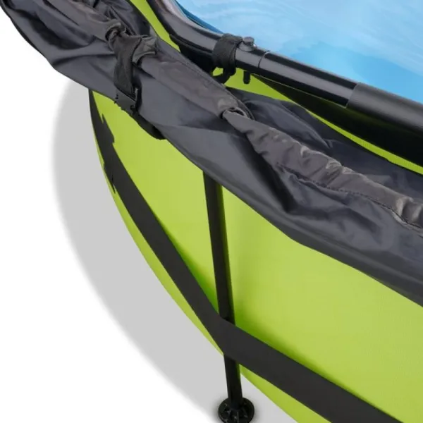 Exit Toys Bouées Jeux Gonflables Et Piscines<Piscine Lime 300 X 76 Avec Pompe Filtrante Et Voile D'Ombrage