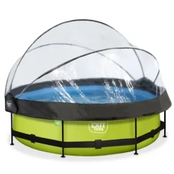 Exit Toys Bouées Jeux Gonflables Et Piscines<Piscine Lime 300 X 76 Avec Pompe Filtrante Et Dome