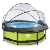 Exit Toys Bouées Jeux Gonflables Et Piscines<Piscine Lime 244 X 76 Avec Pompe Filtrante Et Dome
