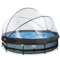 Exit Toys Bouées Jeux Gonflables Et Piscines<Piscine Stone 360 X 76 Avec Pompe Filtrante Et Dome
